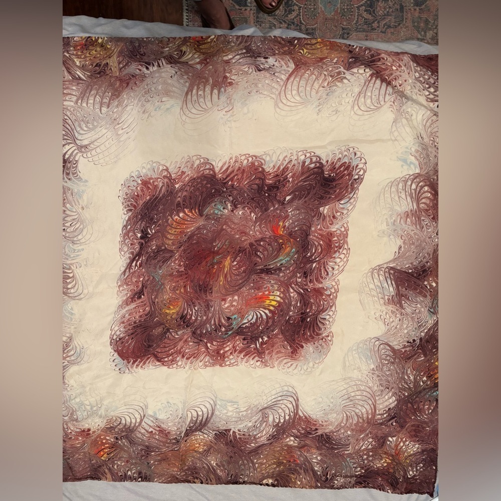 Vintage beautiful Silk scarf